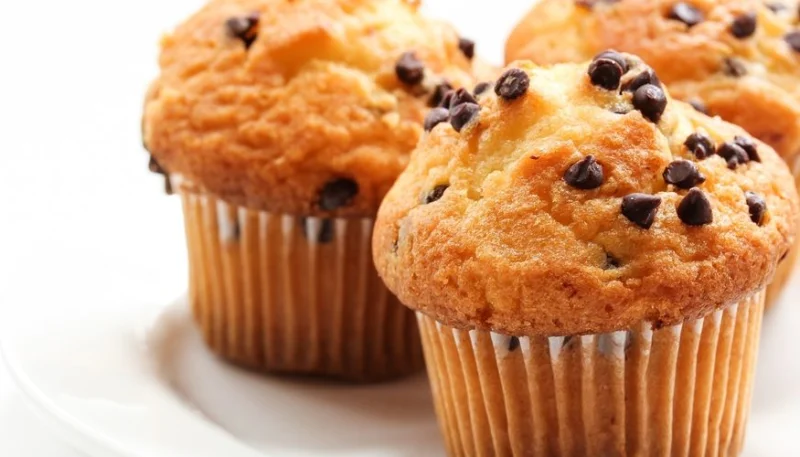 Muffins con pepitas de chocolate