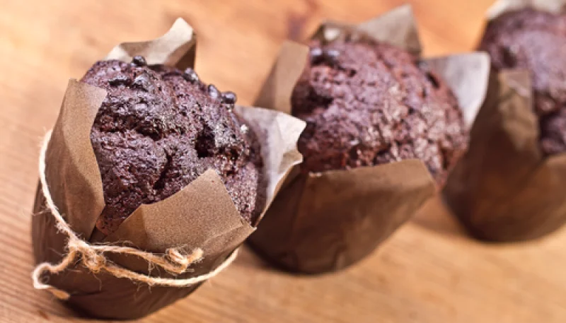 Muffins de chocolate