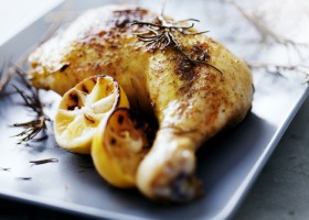Muslos de pollo al limón