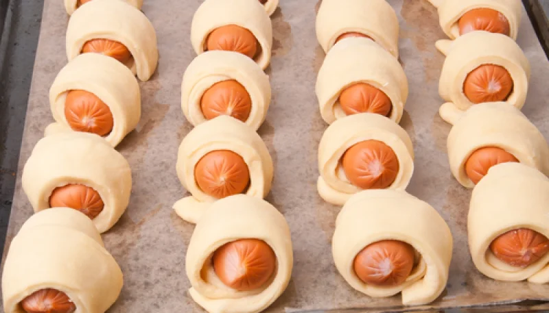 Rollitos de salchichas