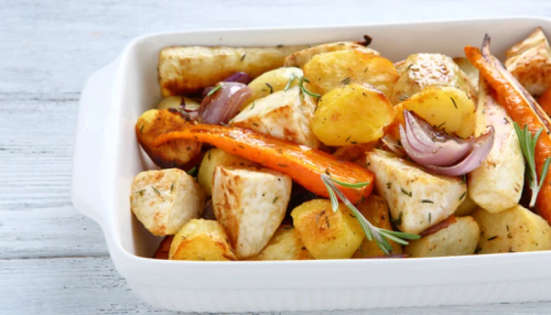 Verduras asadas al horno