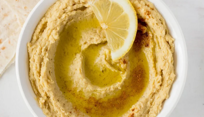 Hummus de limón