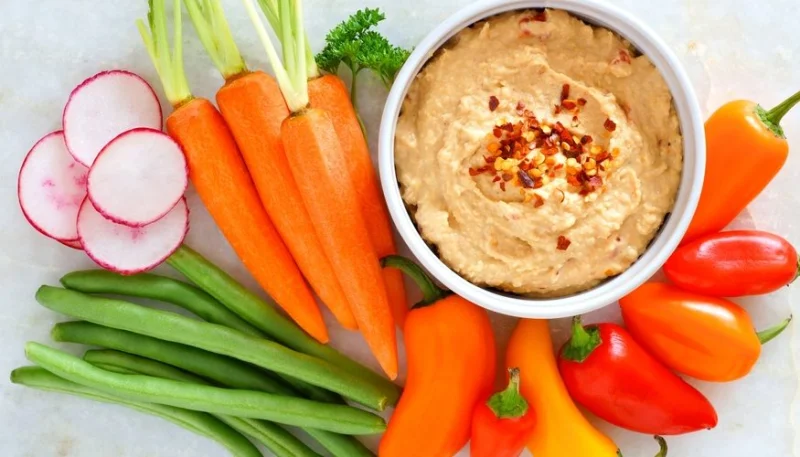 Hummus de zanahoria