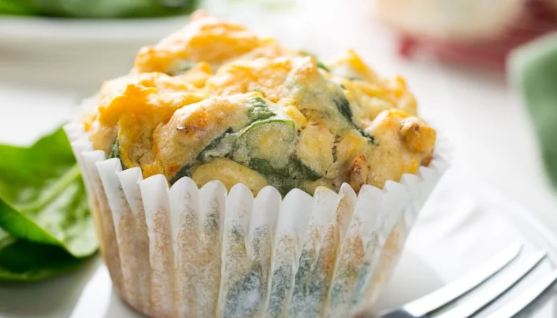 Muffins de roquefort y nueces