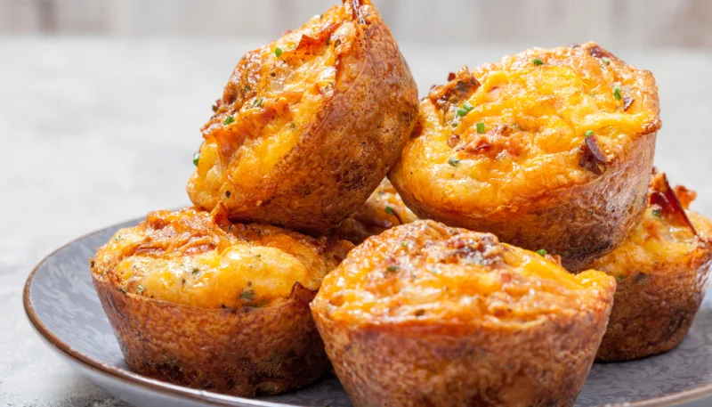 Muffins salados de chorizo