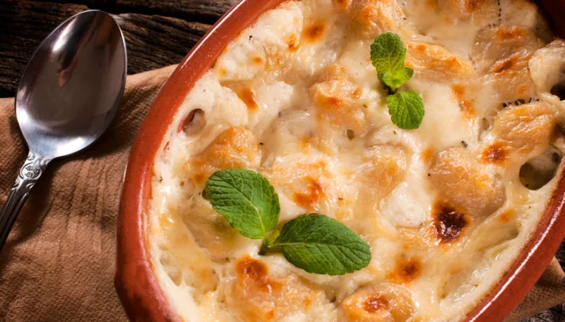 Ñoquis a los tres quesos