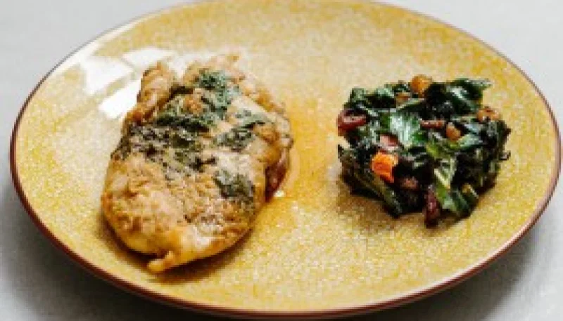 Rollos de pavo picante