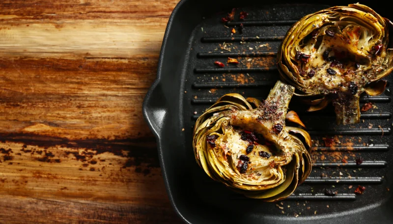 Alcachofas a la plancha