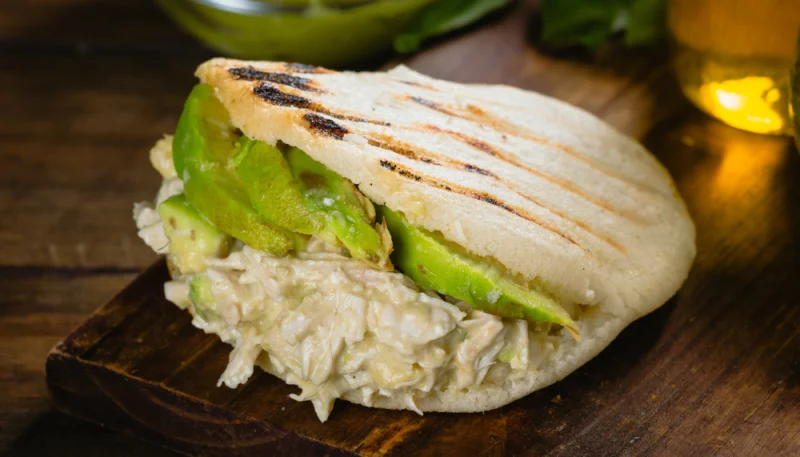 Arepas de pollo