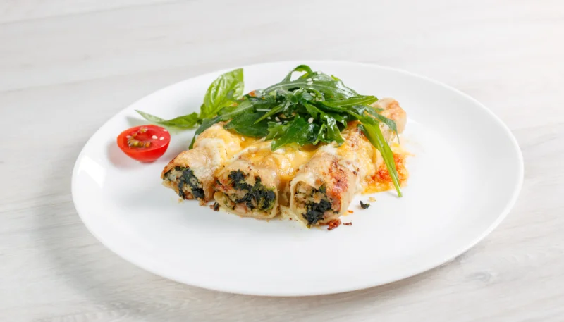Canelones con verduras
