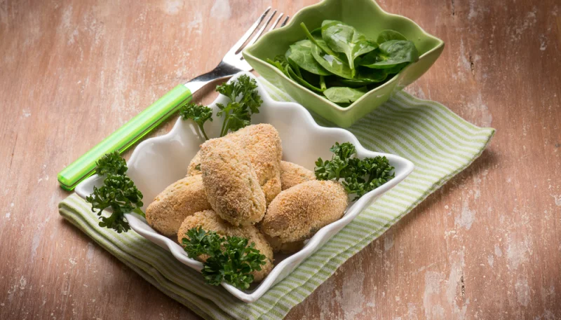 Croquetas de espinacas y queso