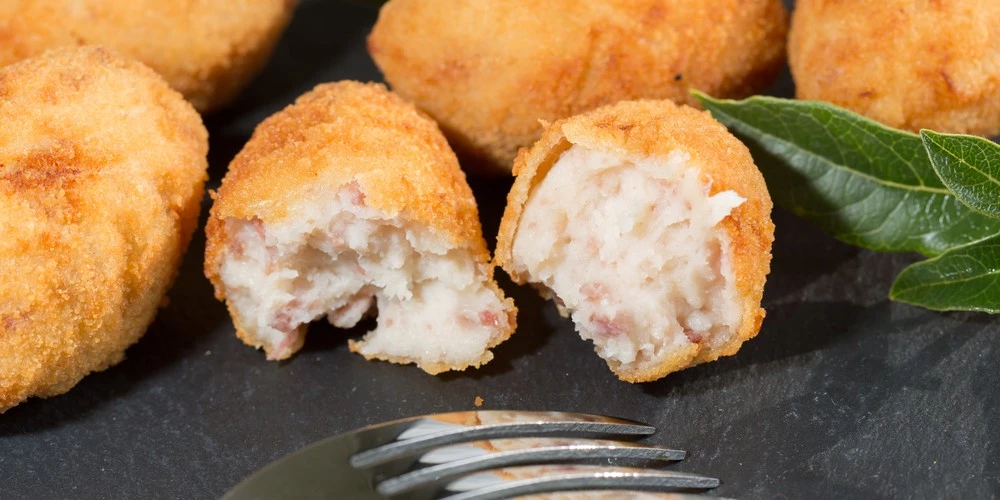 Receta Croquetas de jamón y pollo sencilla | Cocina rico