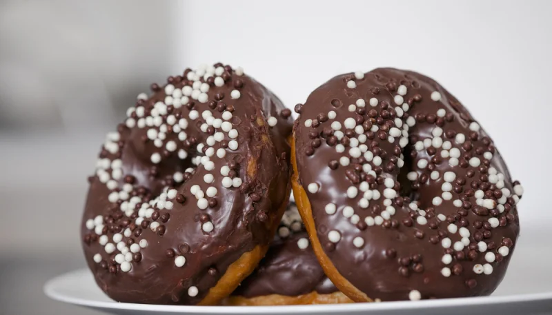 Donuts de chocolate