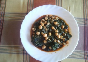Espinacas con garbanzos