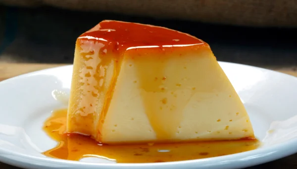 Flan de queso y leche condensada