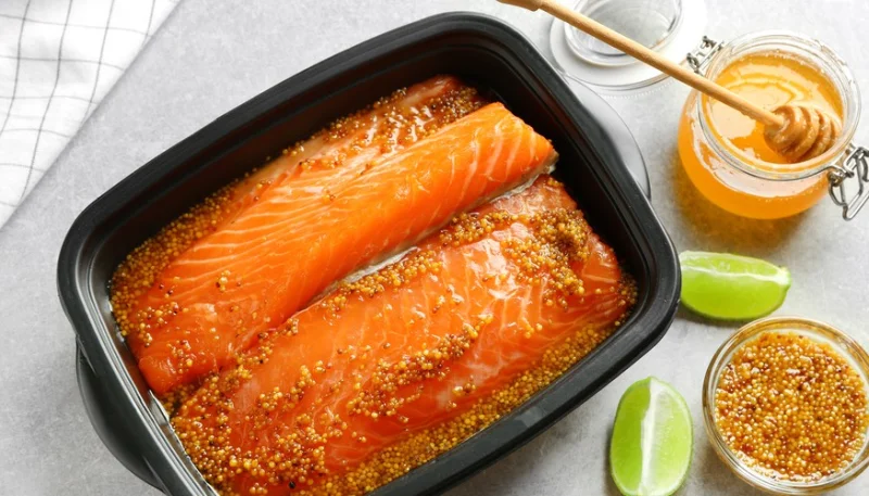 Marinado de miel y mostaza