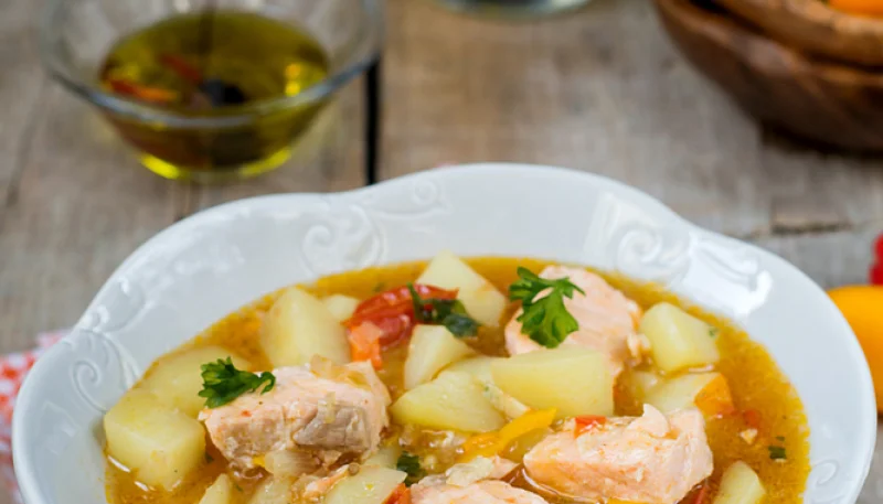 Marmitako de salmón