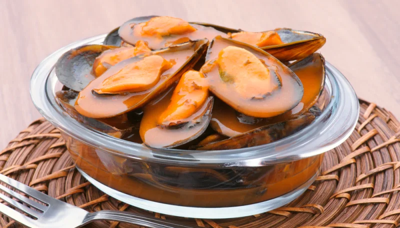 Mejillones con salsa americana
