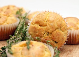 Muffins salados de queso