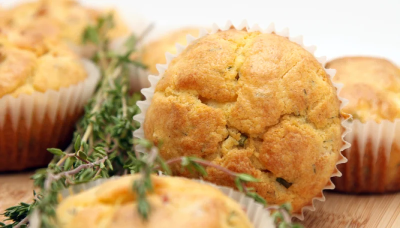 Muffins salados de queso