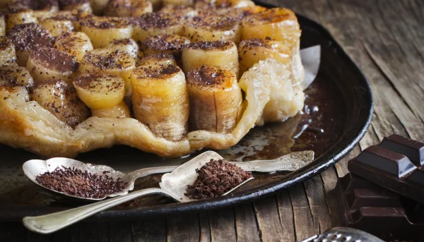 Tatín de plátanos