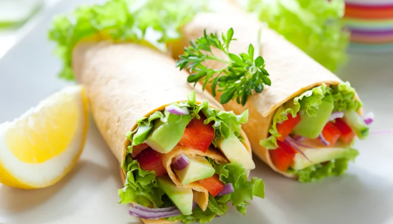 Wrap de vegetales