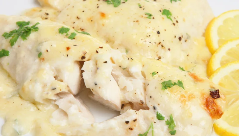 Bacalao con salsa de limón