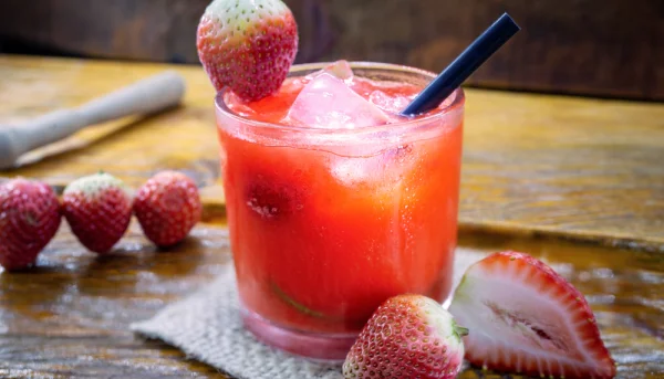 Caipiroska de fresa