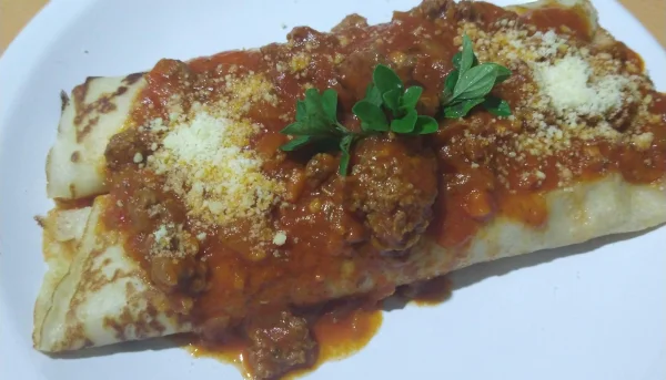Canelones de maíz dulce