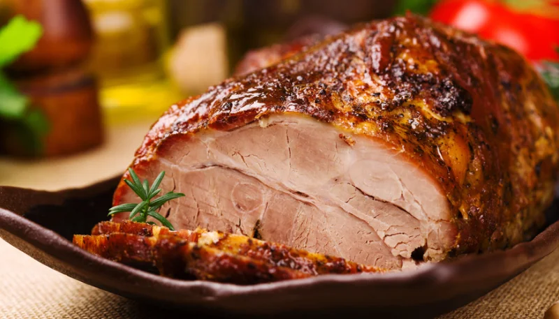 Lomo de cerdo con salsa de miel y whisky