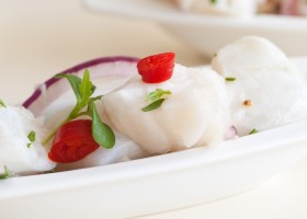 Ceviche de bacalao