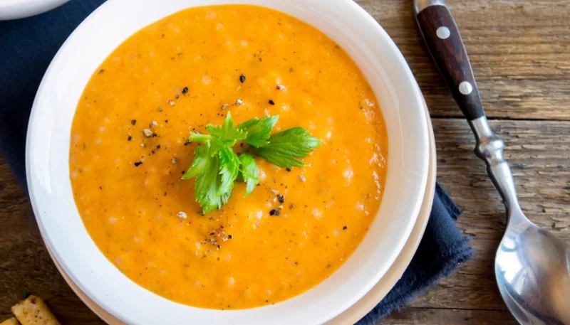 Crema de zanahoria y cebolla