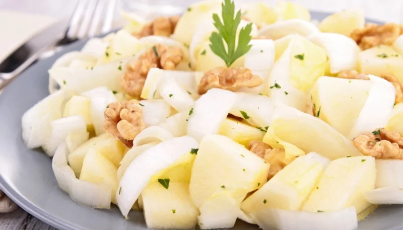 Ensalada de endibias con mostaza