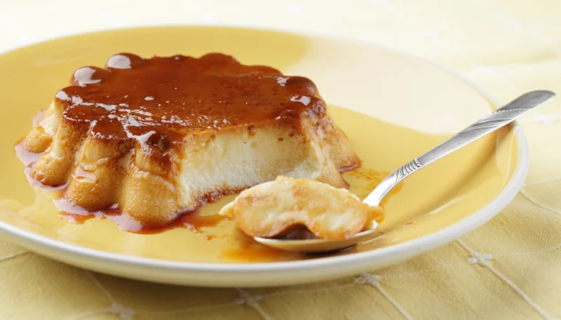 Flan de coco