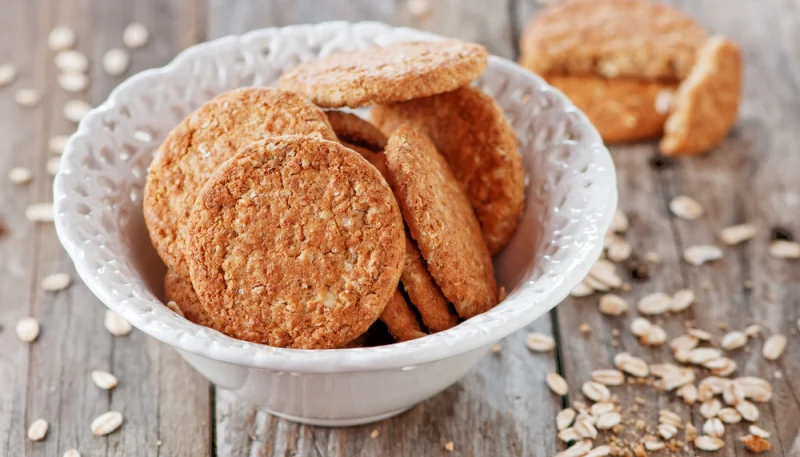 Galletas de avena y coco