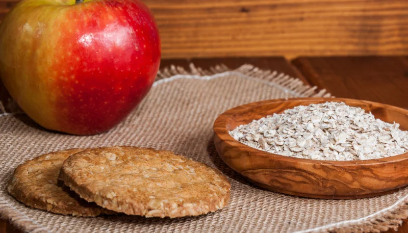 Galletas de avena y manzana