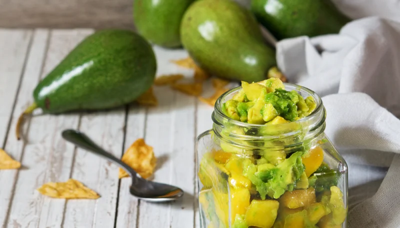 Guacamole con mango