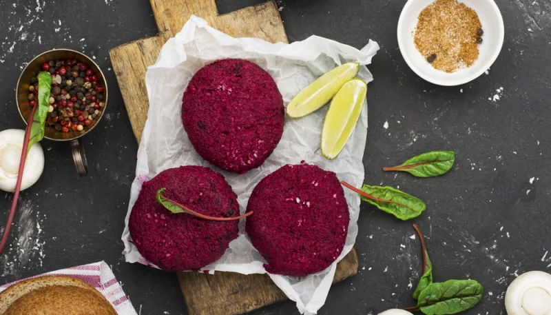 Hamburguesa de remolacha