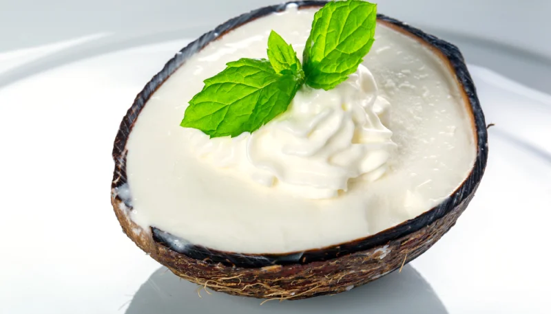 Helado de coco