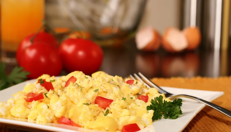 Huevos revueltos venezolanos