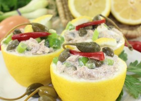 Limones rellenos