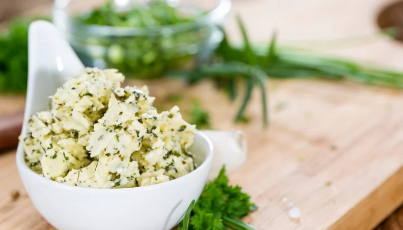 Mantequilla con hierbas