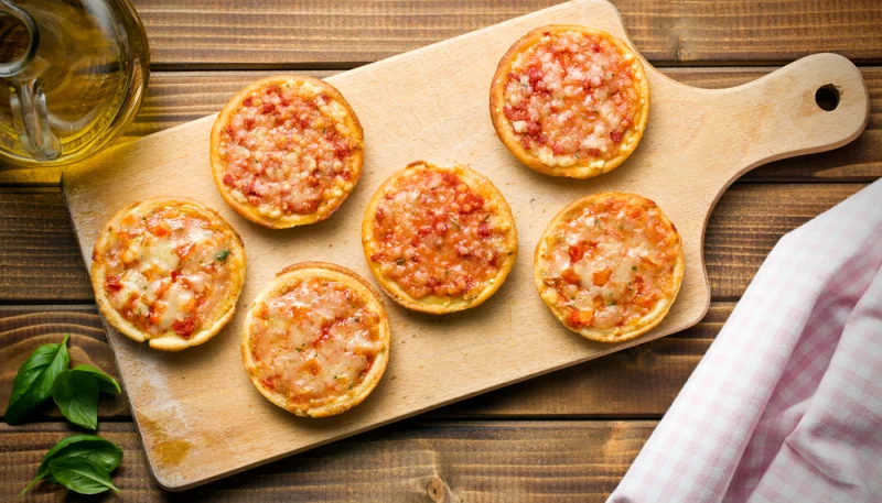 Mini pizzas de boniato