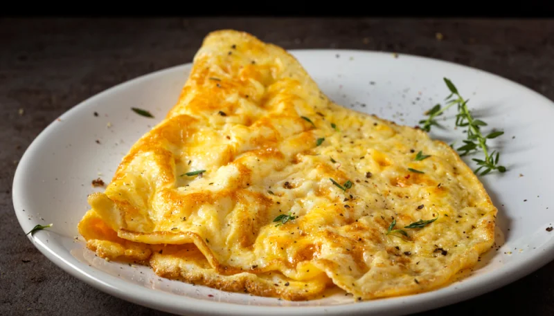 Omelette al microondas