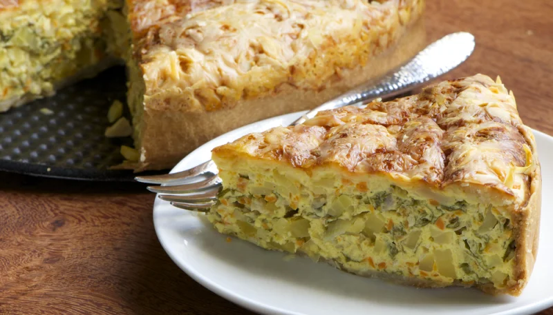 Pastel de verduras al horno