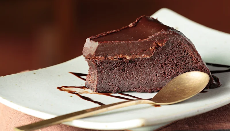 Pastel flan de chocolate