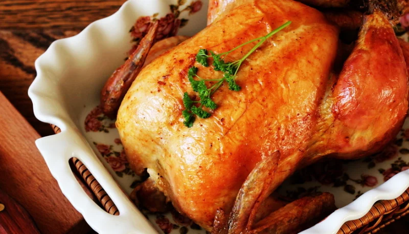 Pollo asado con pimentón