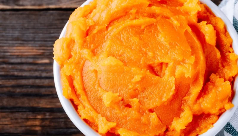 Puré de batatas y patatas