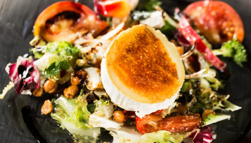 Queso de cabra a la plancha