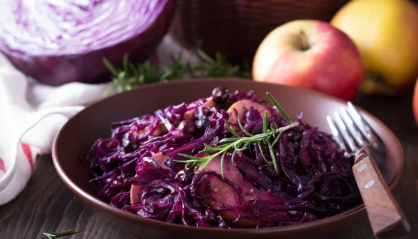 Repollo colorado agridulce